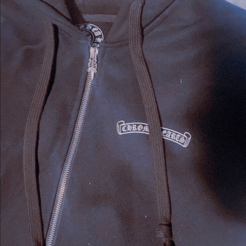Chrome Heart Zip hoodie crosses